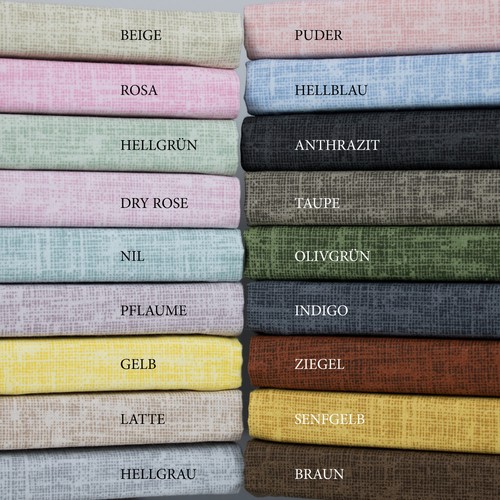 Baumwollstoff shabby uni - "shabby",