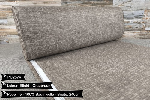 Unistoff 240cm popeline - 240cm,