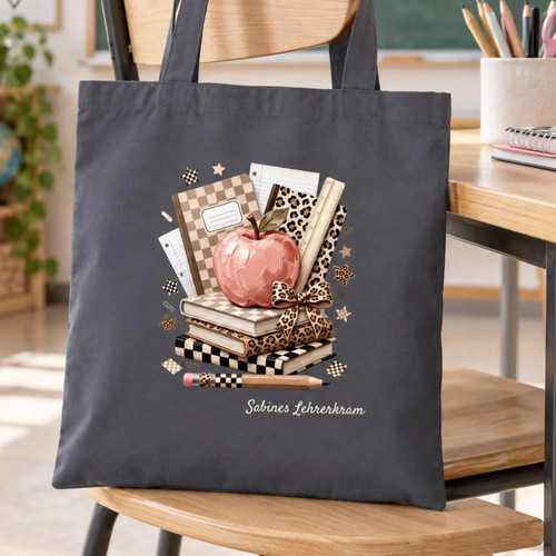 Stofftasche lehrerin name - lehrerin,