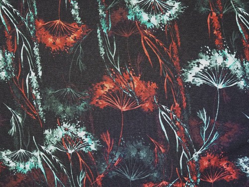 Blumen aquarell mohn kreise - blumen,
